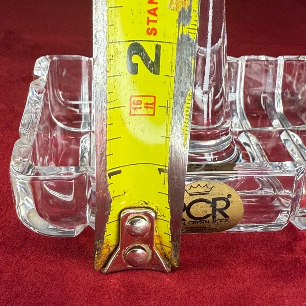 Elegant RCR Clear Royal Crystal Rock Ring Holder from Italy - Picture 8 of 8